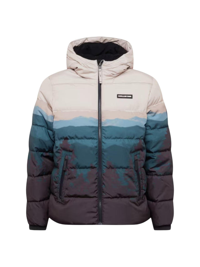 Image for Men's Graphic Printed Jacket,Multi 