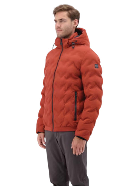 Image for Men's Quilted Jacket,Brick