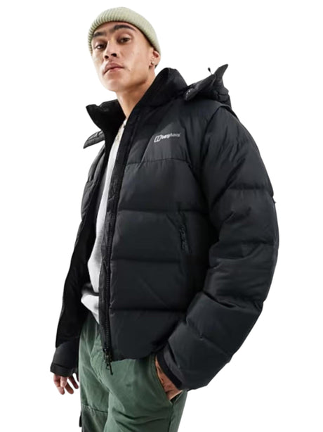 Image for Men's Quilted Jacket,Black 
