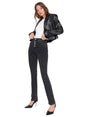 Image for Women's Plain Skinny Jeans,Black