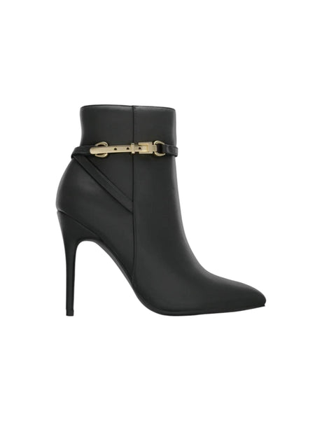 Image for Women's Plain Ankle Boots Heels,Black