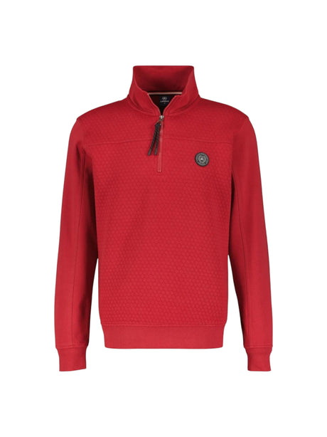 Image for Men's Plain Solid Sweaters,Red 