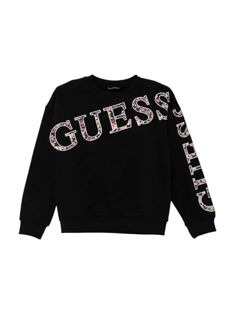 Image for Kids Girl's Brand Logo Printed Sweaters,Black