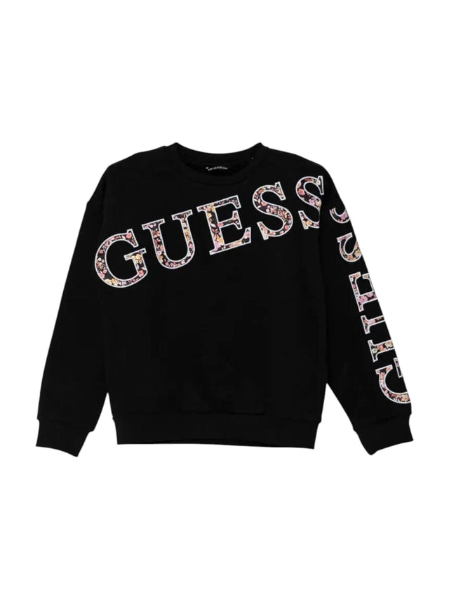 Image for Kids Girl's Brand Logo Printed Sweaters,Black