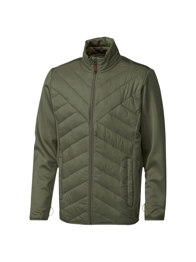 Image for Men's Quilted Jacket,Olive