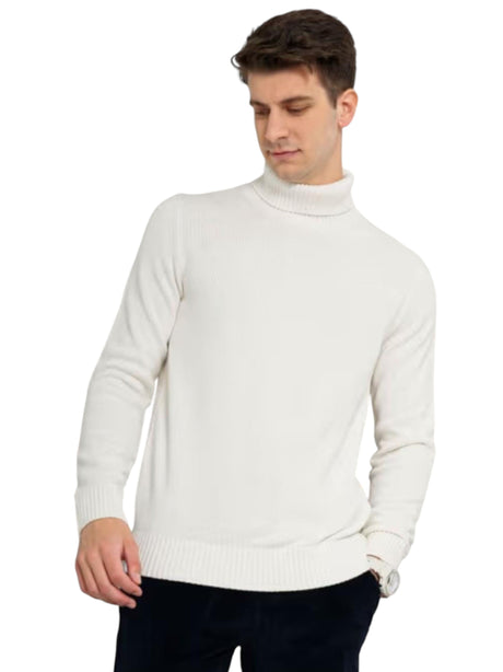 Image for Men's Knitted Sweaters,White