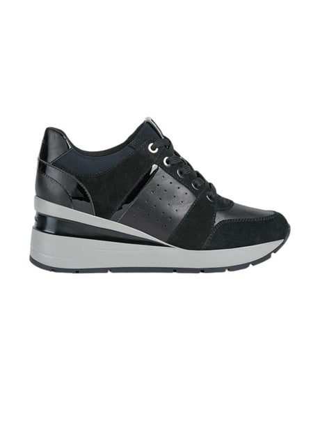 Image for Women's Textured High Casual Shoes,Black