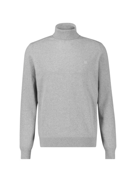 Image for Men's Plain Solid Sweaters,Light Grey 
