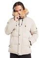 Image for Men's Plain Solid Jacket,Light Beige