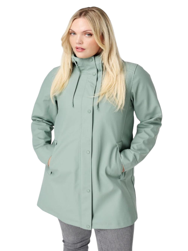 Image for Women's Plain Solid Jacket,Aqua