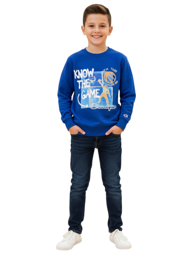 Image for Kids Boy's Printed Sweaters,Navy