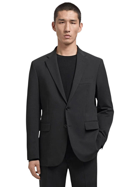 Image for Men's Plain Blazer,Dark Grey
