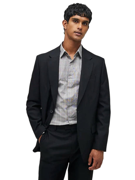 Image for Men's Plain Blazer,Black