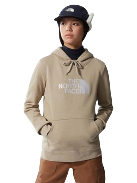 Image for Women's Brand Logo Printed Hoodie,Light Beige