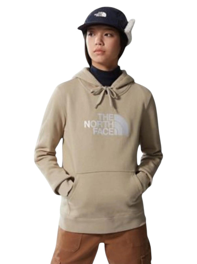 Image for Women's Brand Logo Printed Hoodie,Light Beige