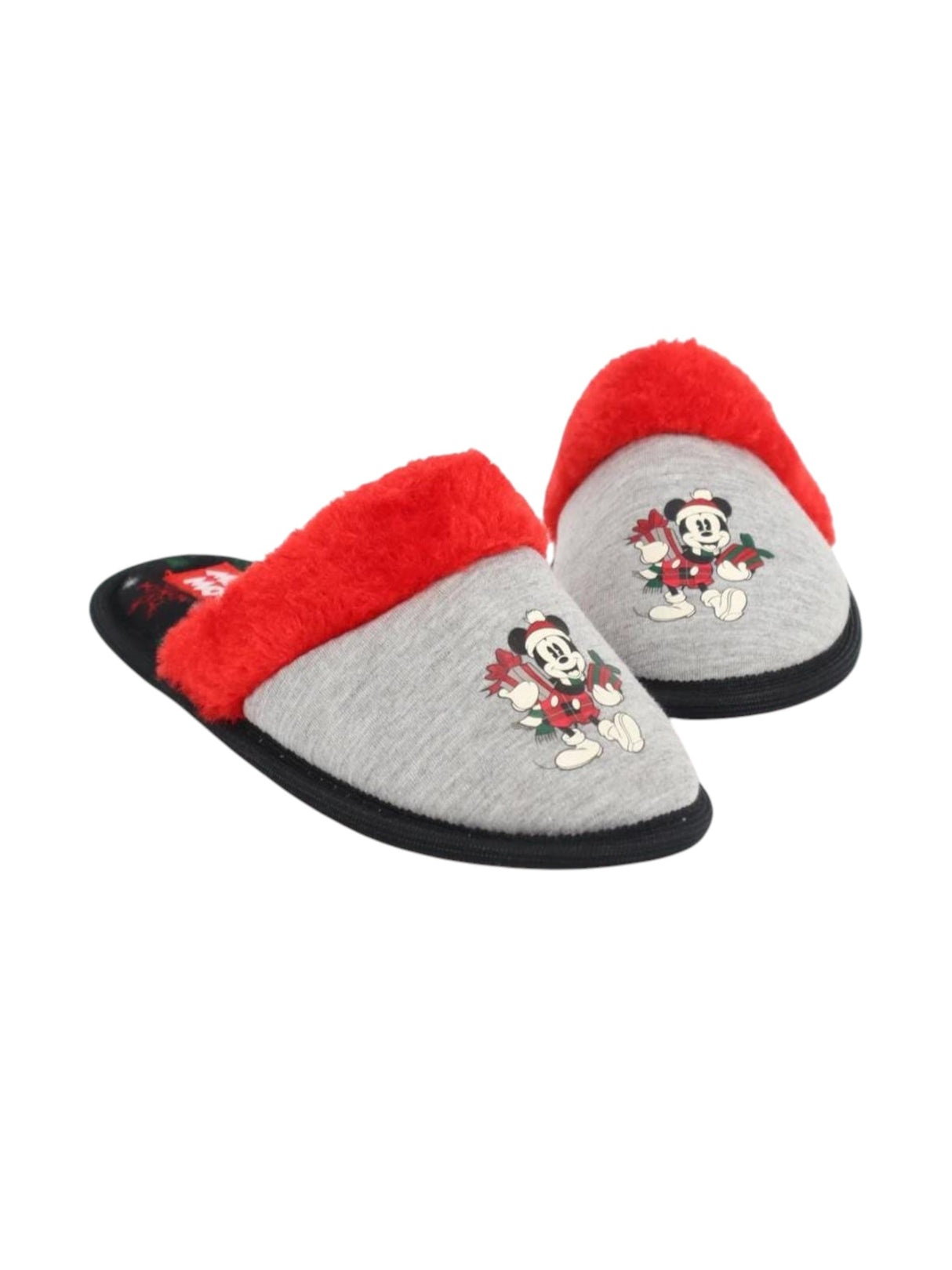 Image for Kids Girl's Printed Lined Slippers,Grey