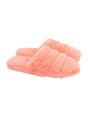 Image for Women's Faux Fur Slippers,Peach