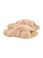 Image for Women's Faux Fur Slippers,Beige