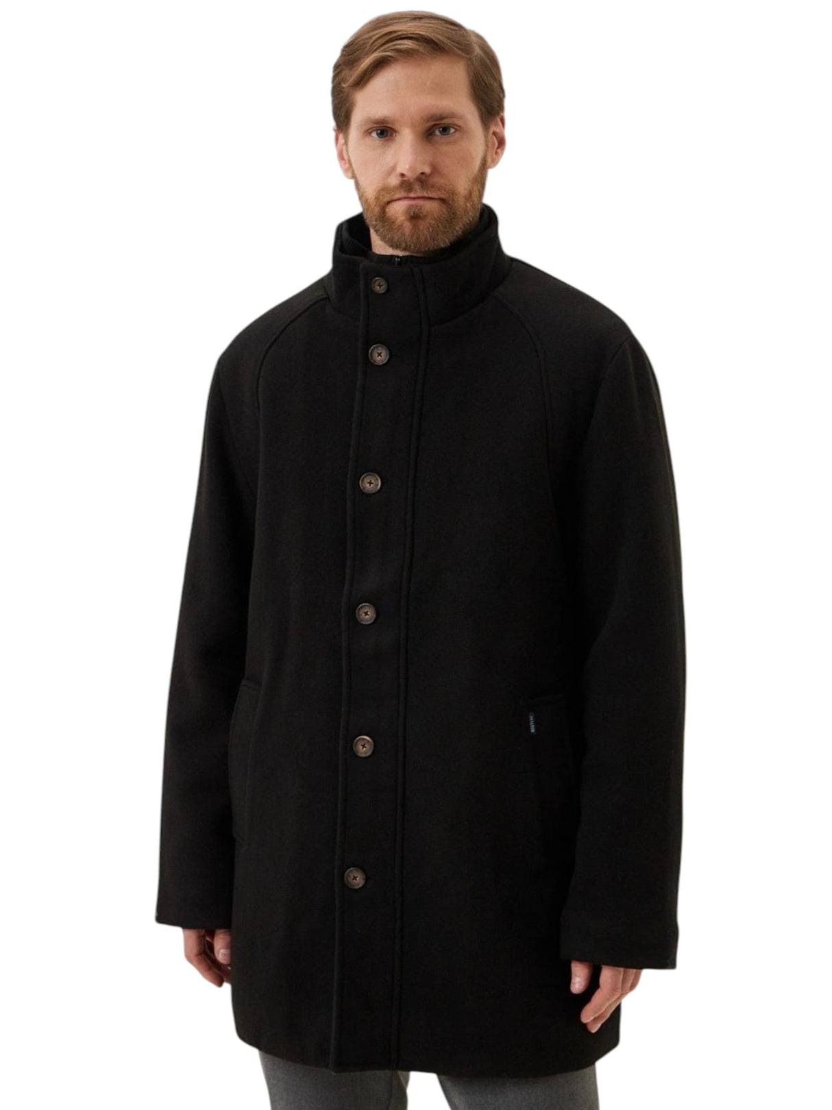 Image for Men's Plain Classic Jakcet,Black