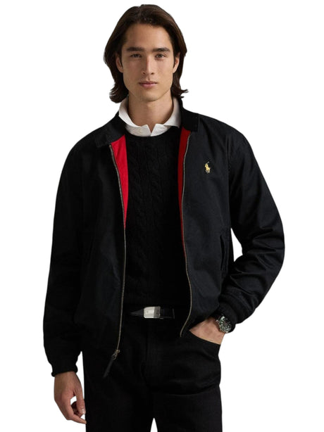 Image for Men's Plain Solid Jacket,Black