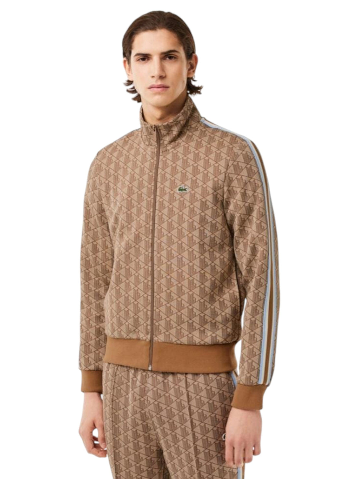 Image for Men's Printed Jacket,Brown