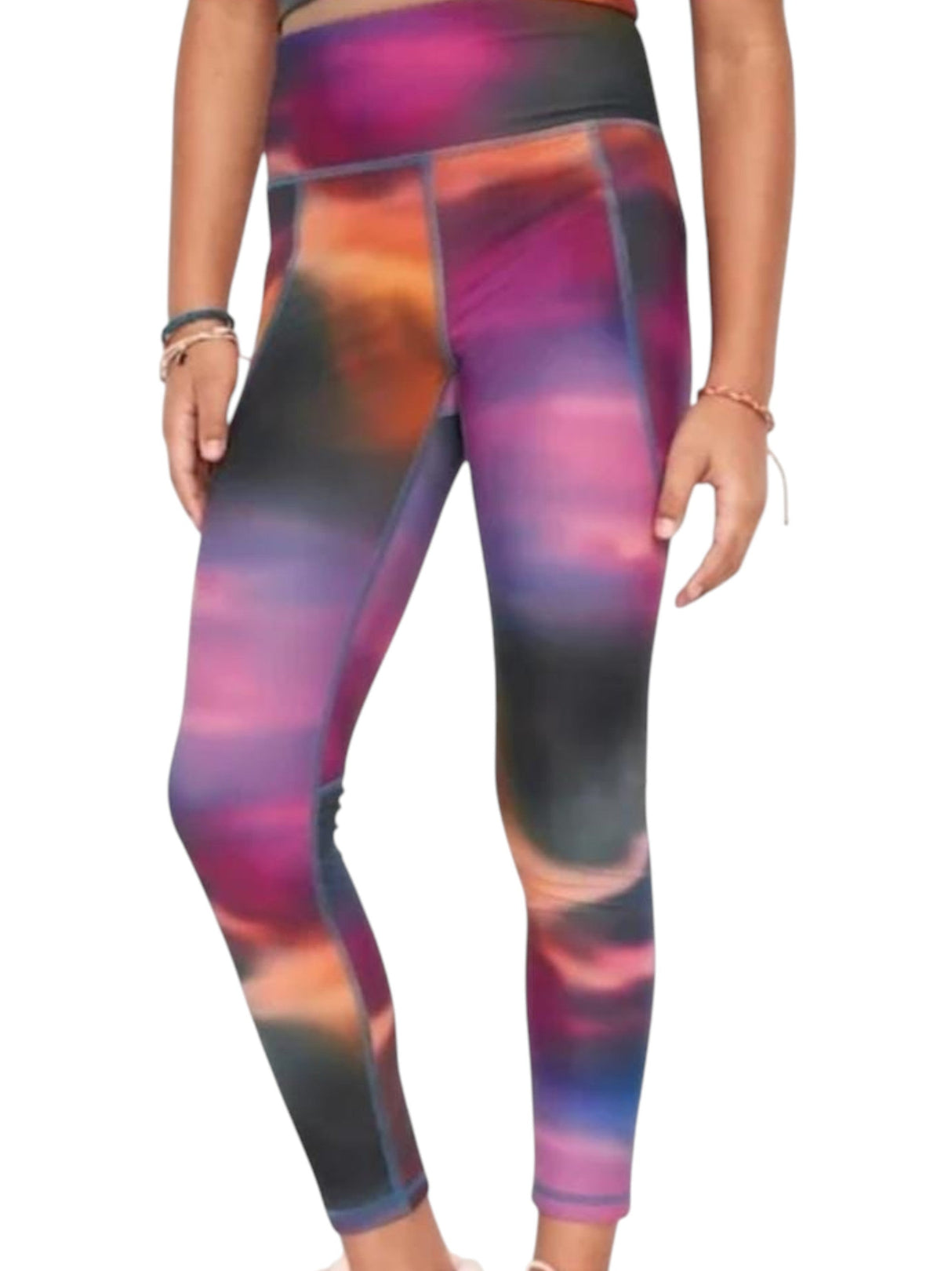 Image for Kids Girl's Colorblocked Legging,Multi