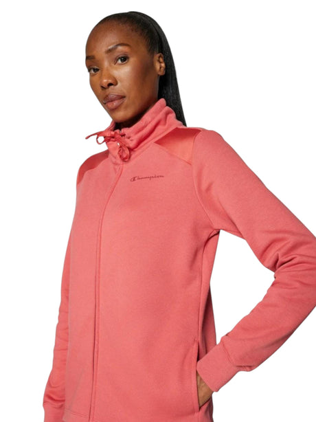 Image for Women's Plain Solid Jacket Two Pockets,Coral