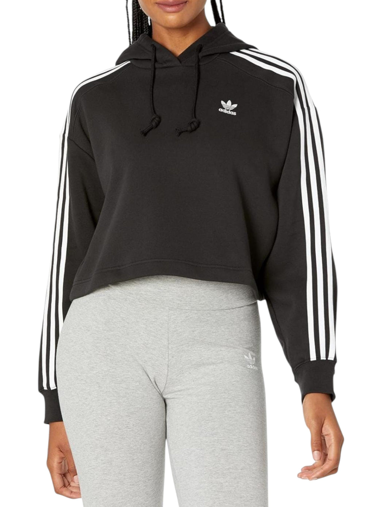 Image for  Women's Striped Hoodie,Black