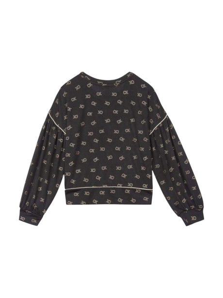 Image for Kids Girl's Printed Top,Black