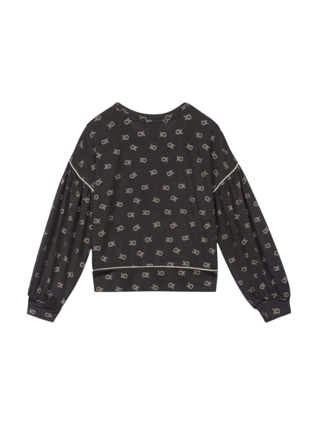 Image for Kids Girl's Printed Top,Black