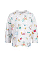 Image for Kids Boy's Printed Top,Light Grey