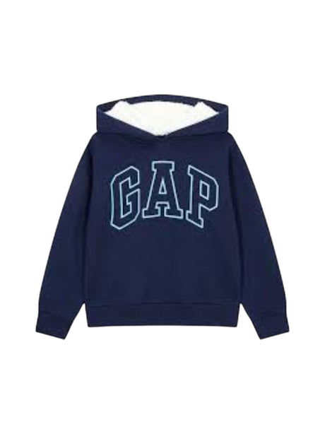 Image for Kids Boy's Logo Printed Hoodie,Navy