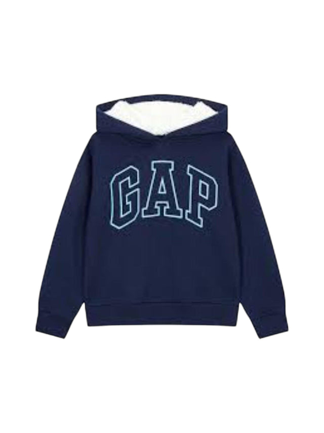 Image for Kids Boy's Logo Printed Hoodie,Navy