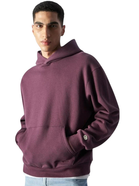Image for Men's Plain Hoodie,Mauve