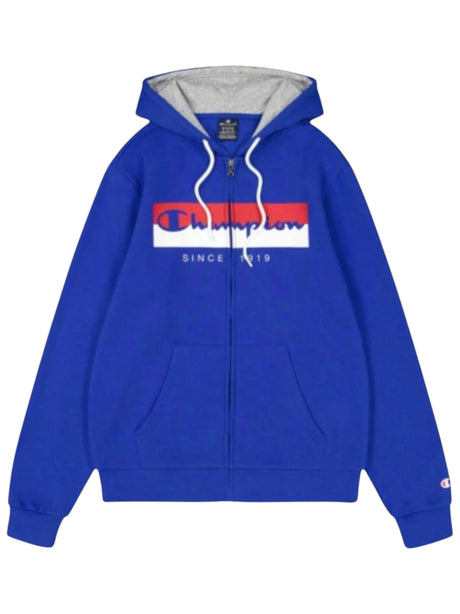 Image for Men's Printed Hoodie,Indigo