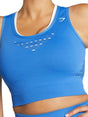 Image for Women's Textured Sport Bra,Blue