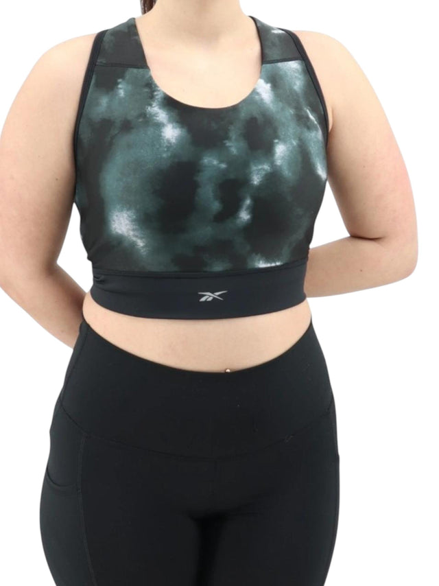 Image for Women's Printed Sport Bra,Black