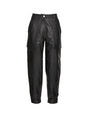 Image for Women's Plain Leather Pant,Black