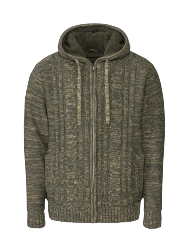 Image for Men's Heather Jacket,Olive/Beige