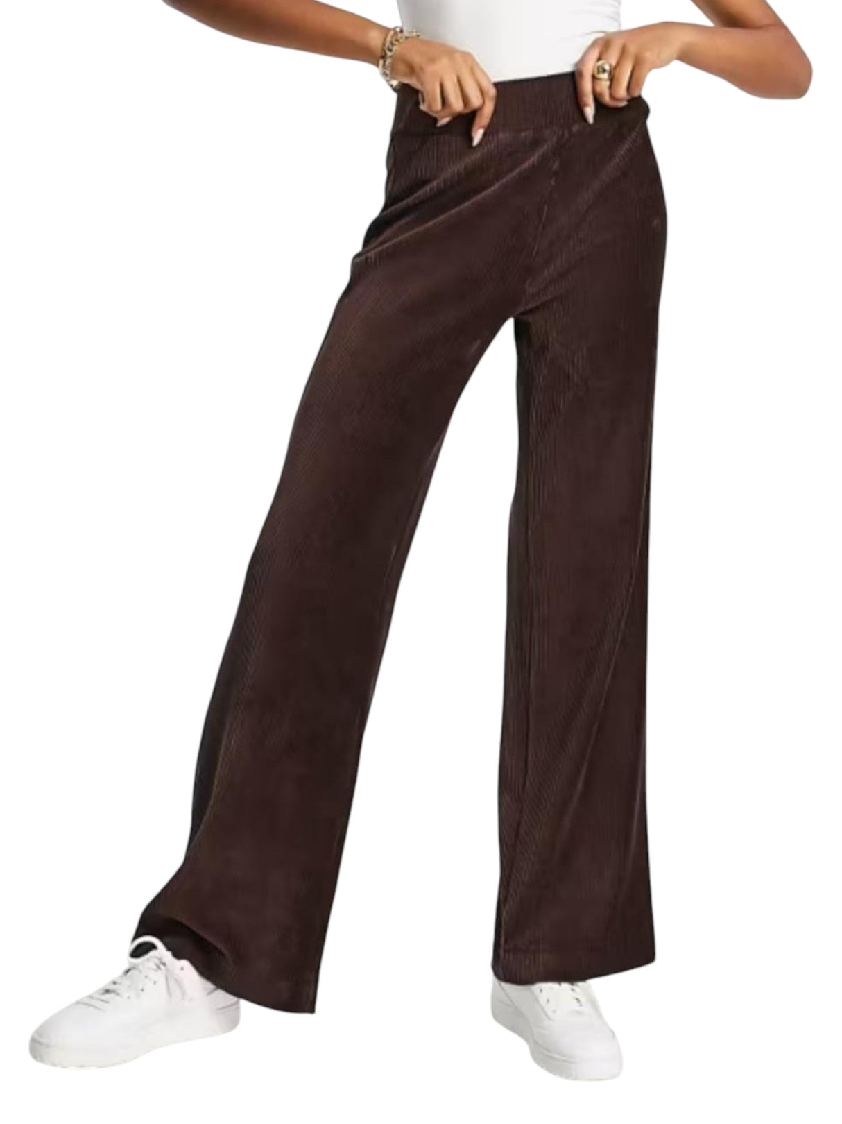 Image for Women's Ribbed Pant,Brown
