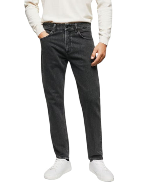 Image for Men's Plain Jeans,Black