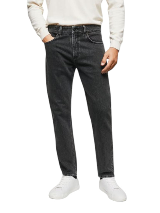 Image for Men's Plain Jeans,Black