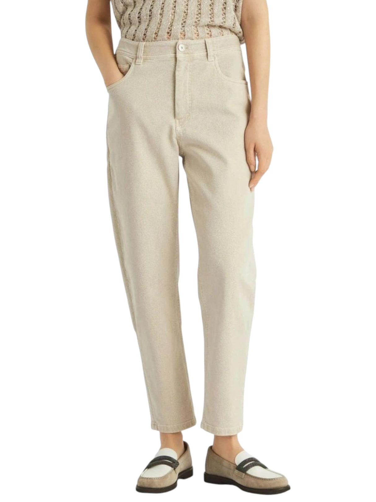 Image for Women's Plain Jeans,Ligth Beige