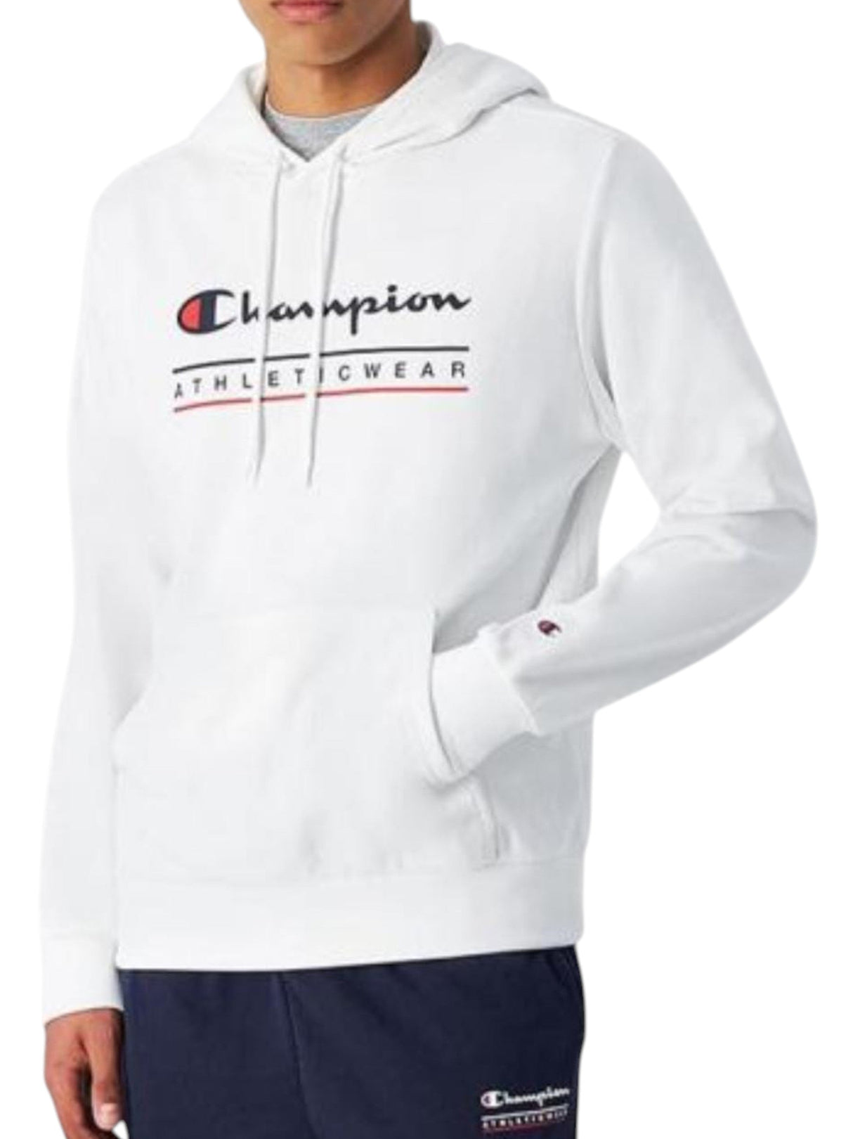 Image for Men's Printed Hoodie,White