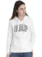 Image for Women's Logo Printed Hoodie,White