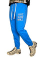 Image for Men's Brand Logo printed Pant,Blue