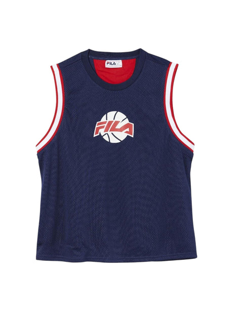 Image for Men's Textured Basketball Top,Navy