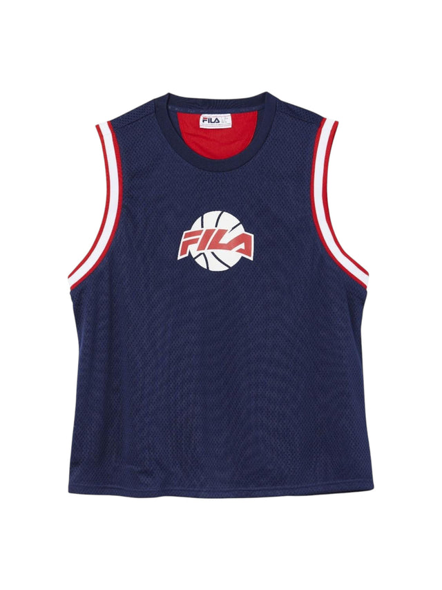 Image for Men's Textured Basketball Top,Navy