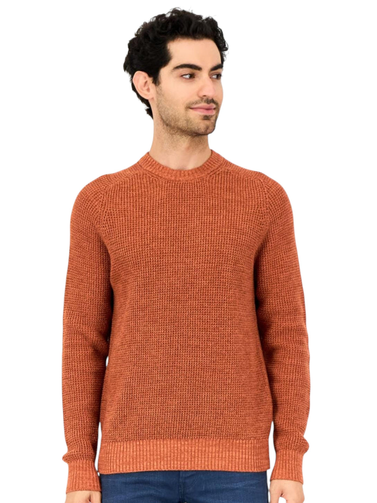 Image for Men's Knitted Sweaters,Dark Coral