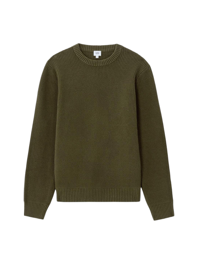 Image for Men's Knitted Sweaters,Olive